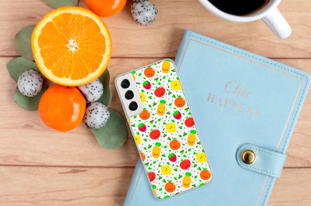 Samsung Galaxy S22 Plus Siliconen Case Fruits