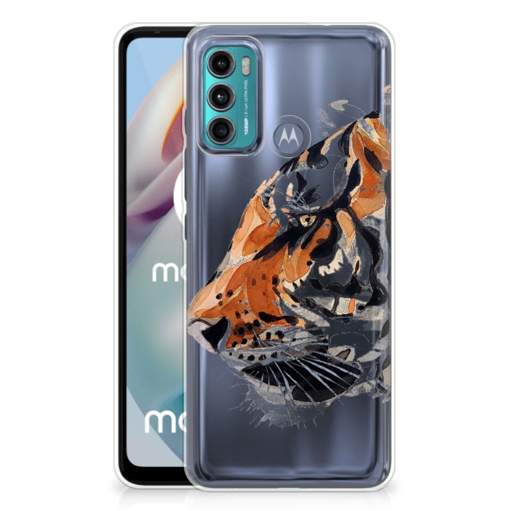 Hoesje maken Motorola Moto G60 Watercolor Tiger B2C Telecom