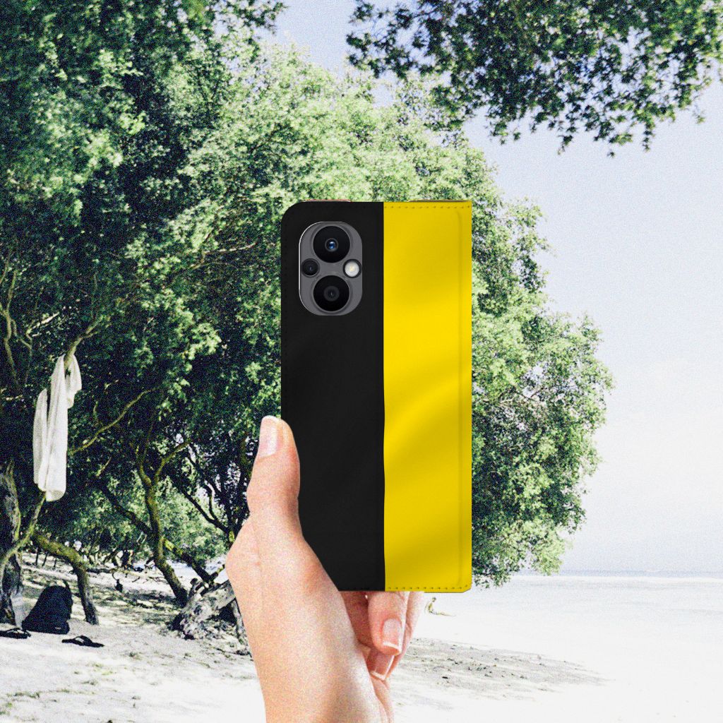 OPPO Reno8 Lite Standcase Belgische Vlag - B2C Telecom
