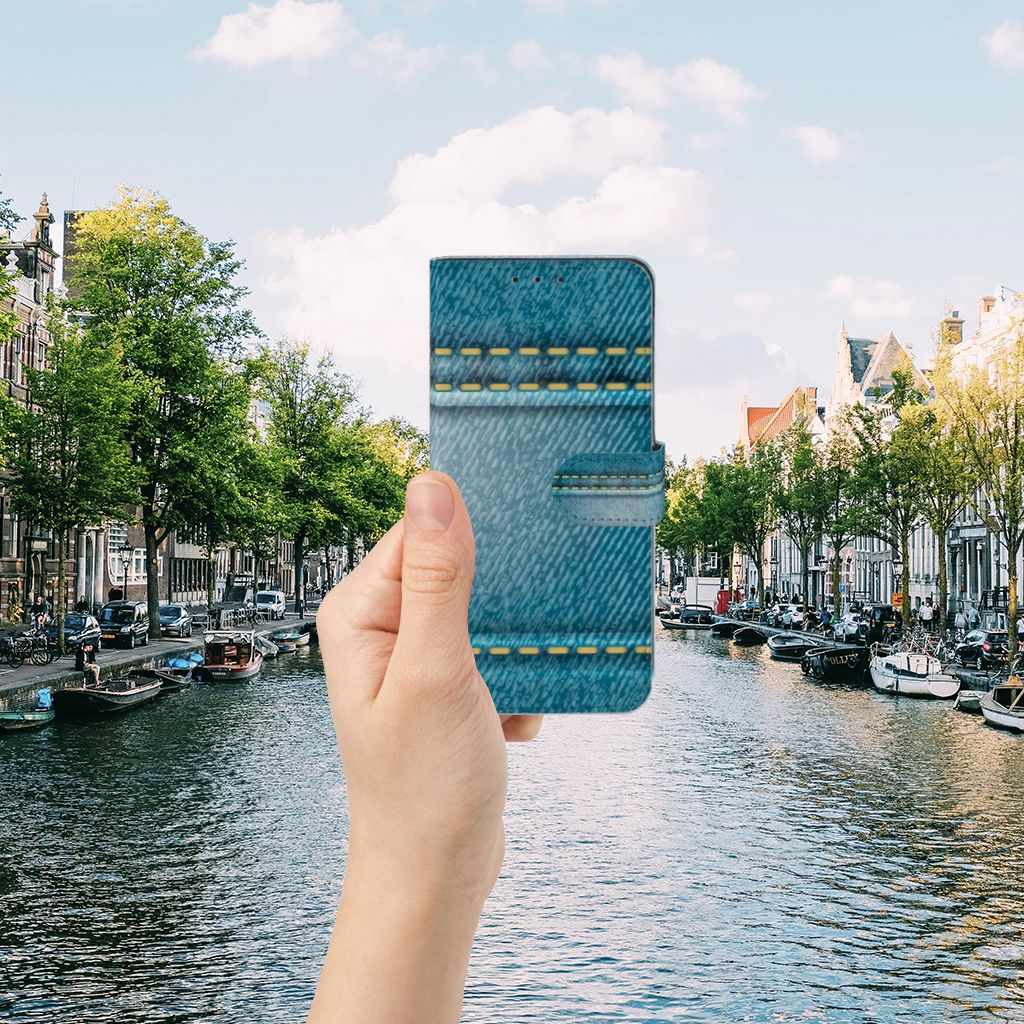 Alcatel 1S 2020 Wallet Case met Pasjes Jeans