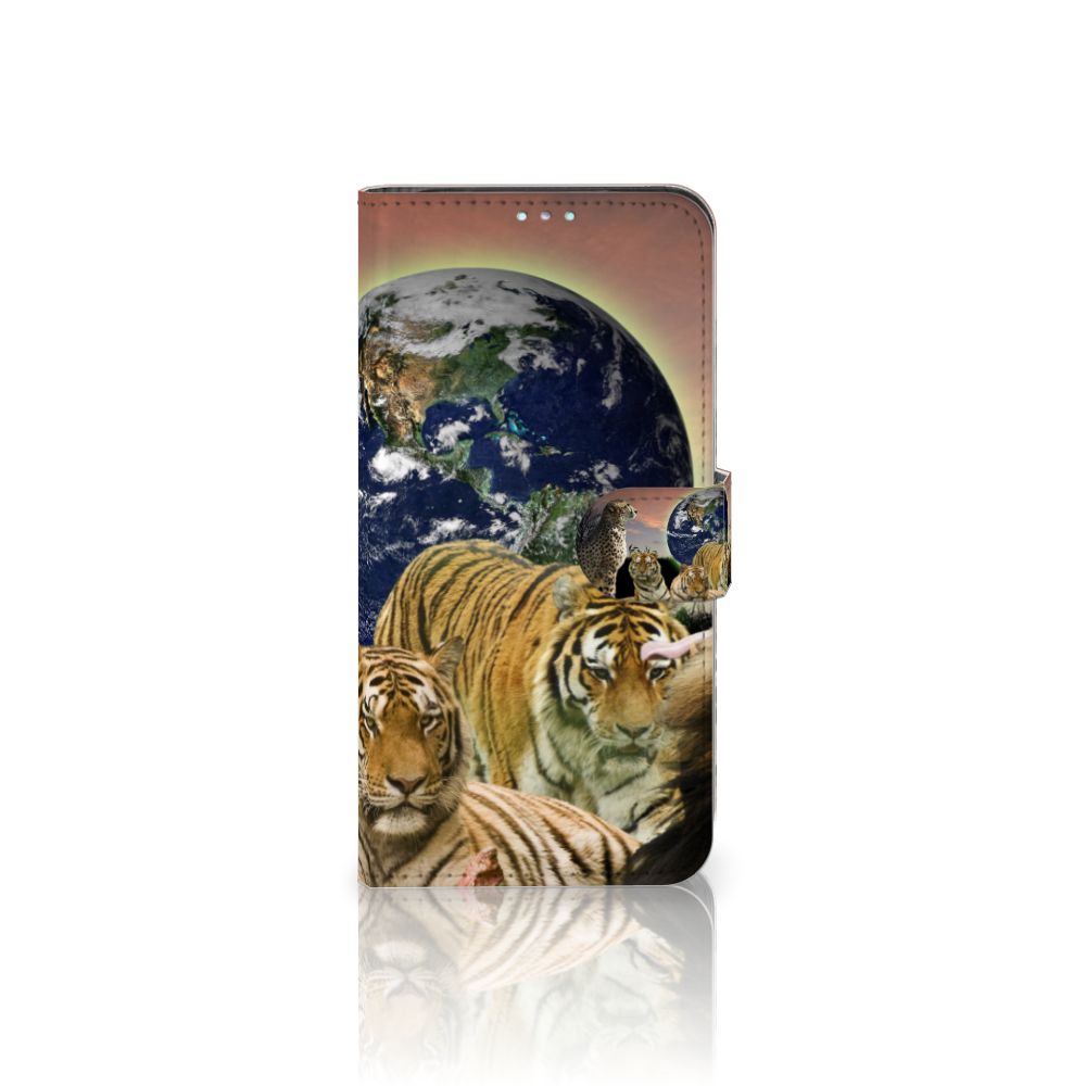 Samsung Galaxy A41 Telefoonhoesje met Pasjes Roofdieren