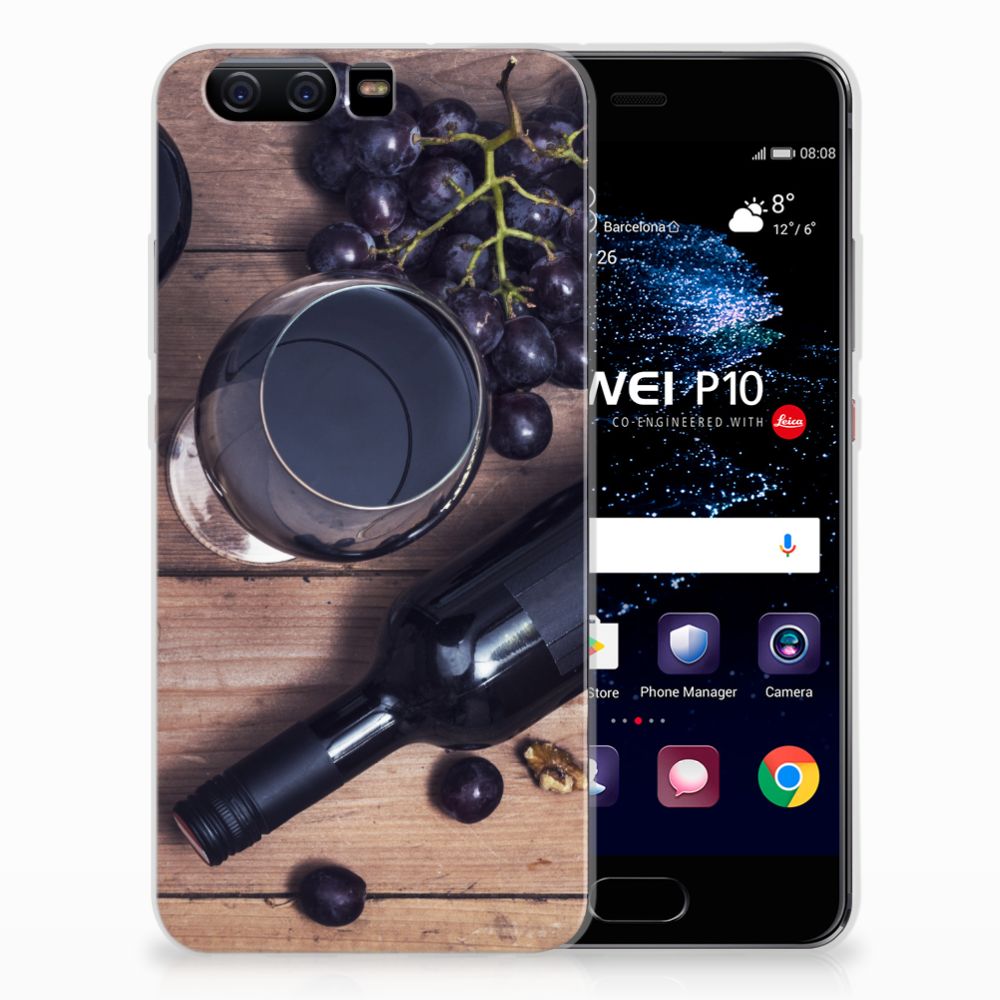 Huawei P10 Siliconen Case Wijn