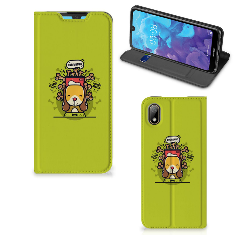 Huawei Y5 (2019) Magnet Case Doggy Biscuit - B2C Telecom