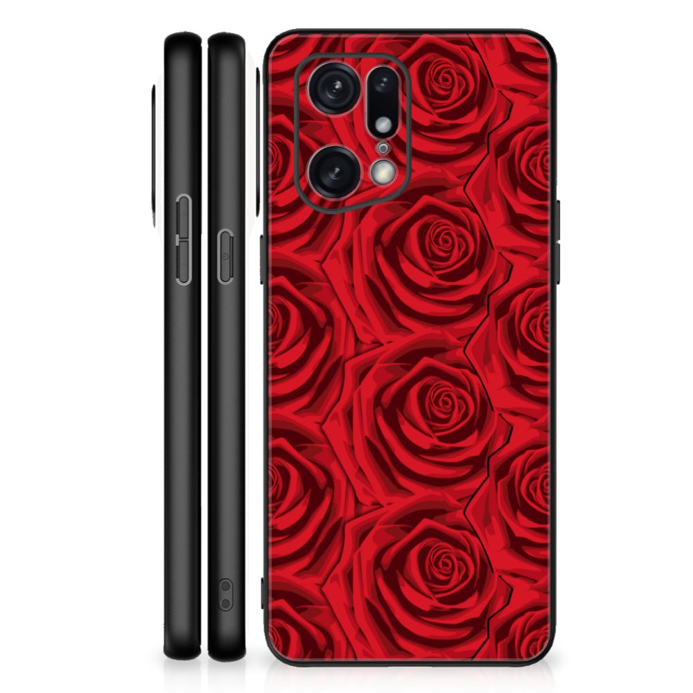 OPPO Find X5 Pro Bloemen Hoesje Red Roses B2C Telecom