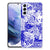 Silicone Back Case Samsung Galaxy S21 Plus Angel Skull Blauw B2C Telecom
