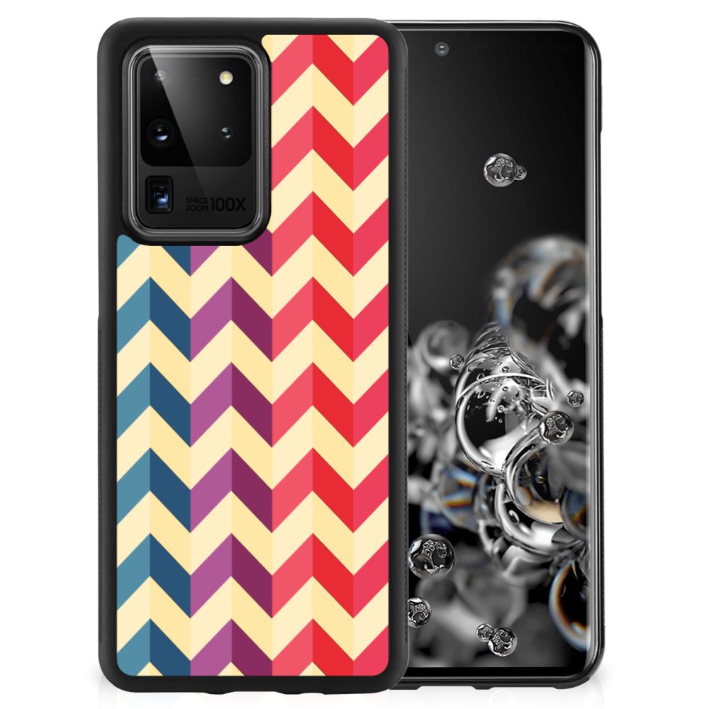 Samsung Galaxy S20 Ultra Bumper Case Zigzag Multi Color B2C Telecom