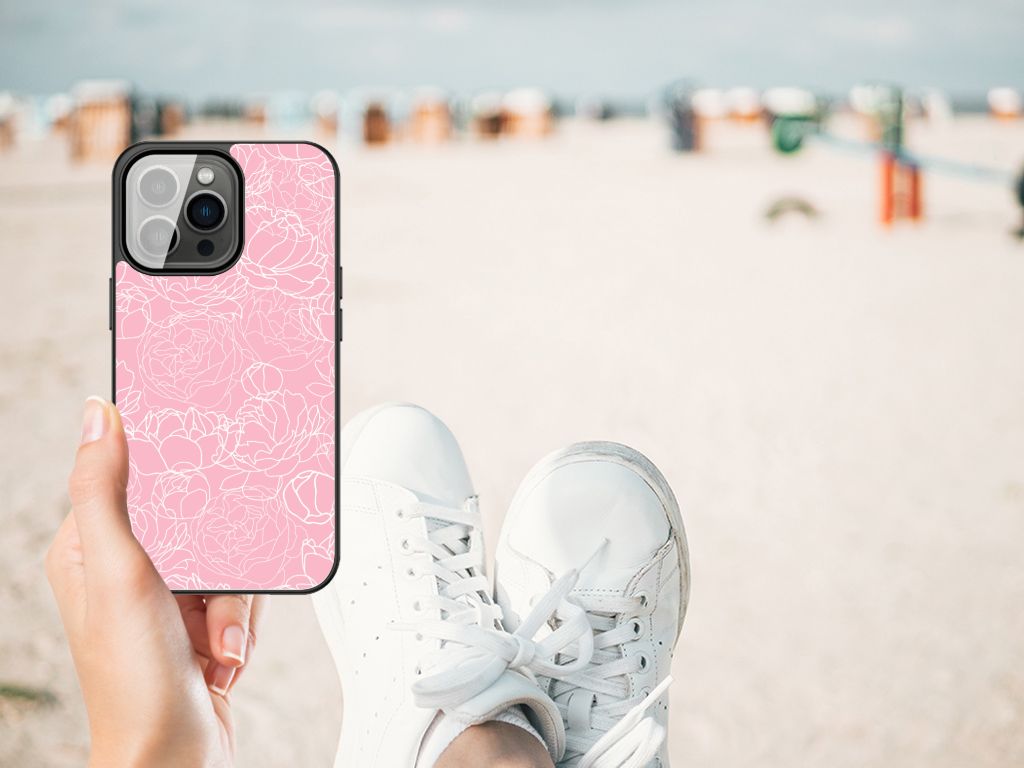 iPhone 13 Pro Max Bloemen Hoesje White Flowers B2C Telecom