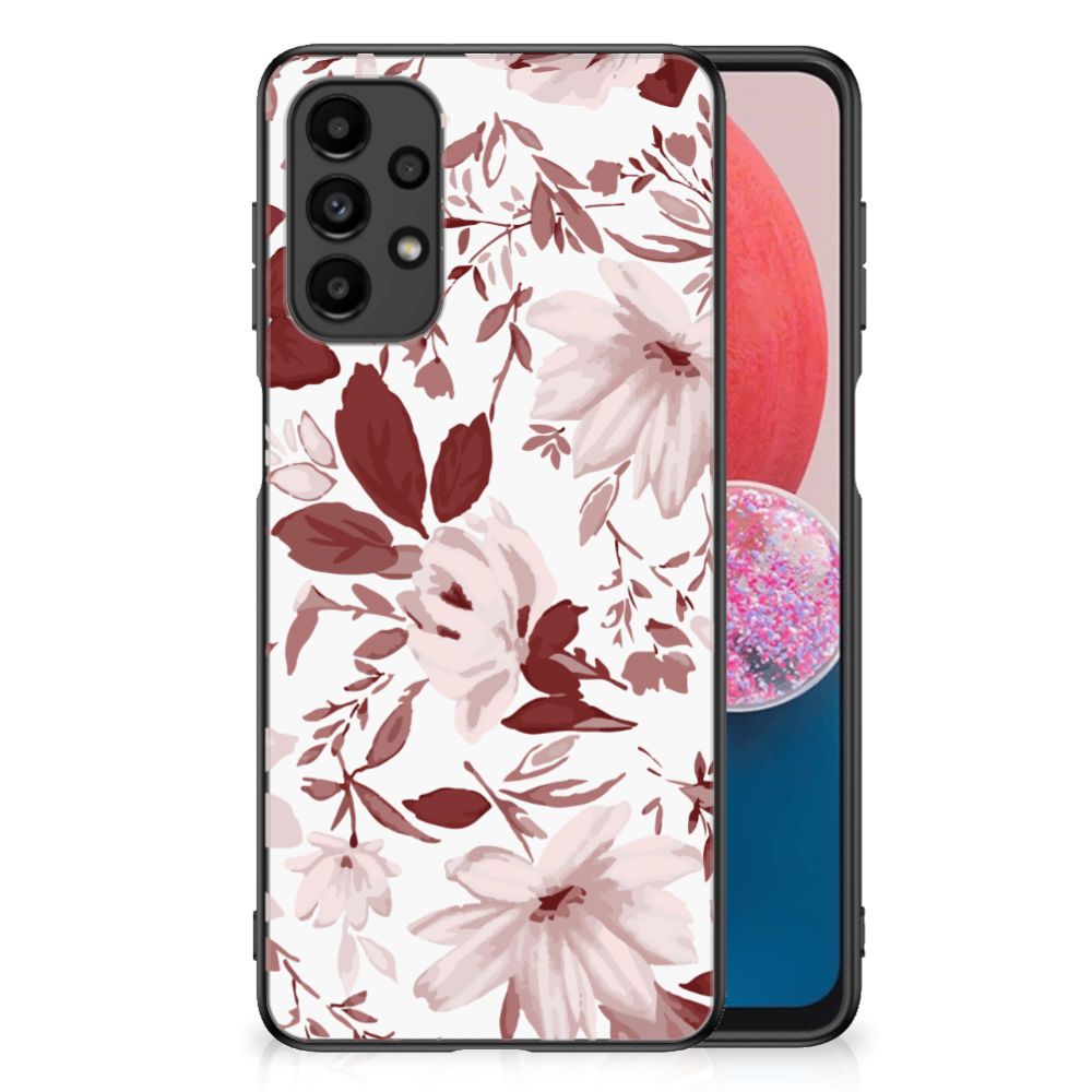 Kleurrijke Telefoonhoesje Samsung Galaxy A13 4G Watercolor Flowers B2C Telecom