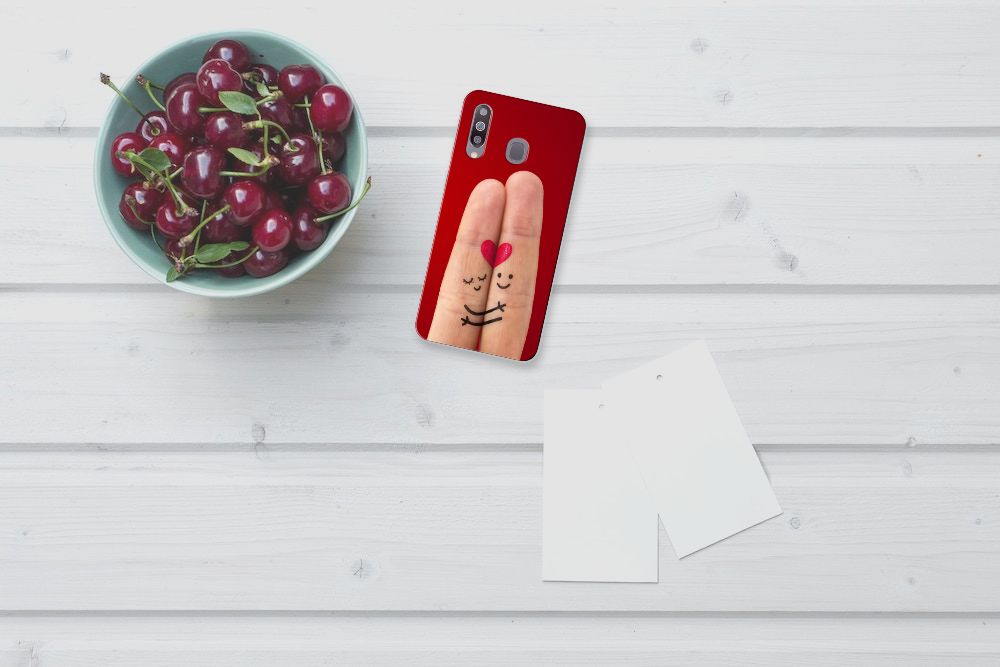 Samsung Galaxy M30 Silicone Back Cover Liefde - Origineel Romantisch Cadeau