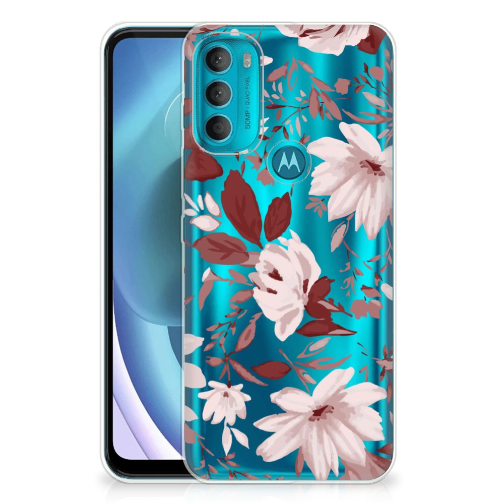 Hoesje maken Motorola Moto G71 5G Watercolor Flowers