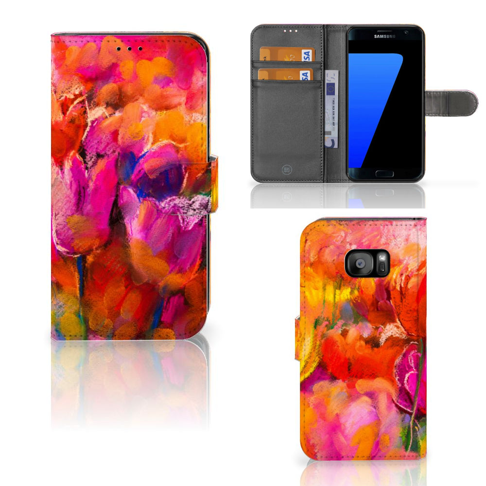 Hoesje Samsung Galaxy S7 Edge Tulips