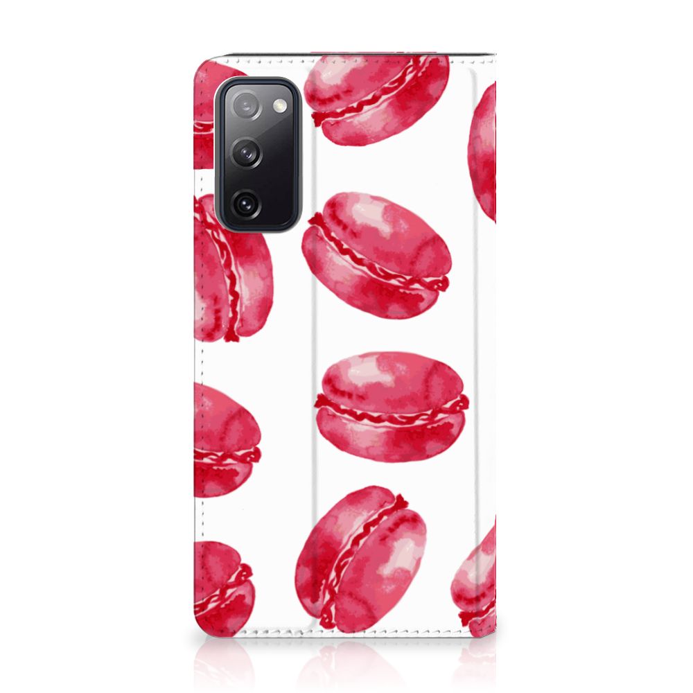 Samsung Galaxy S20 FE Flip Style Cover Pink Macarons - B2C Telecom