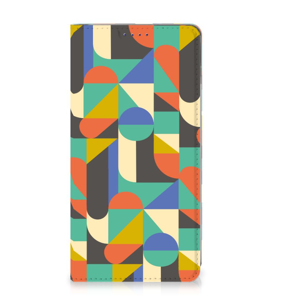 Samsung Galaxy S10 Hoesje met Magneet Funky Retro