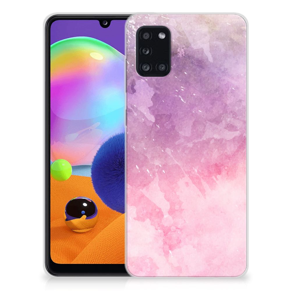 Hoesje maken Samsung Galaxy A31 Pink Purple Paint