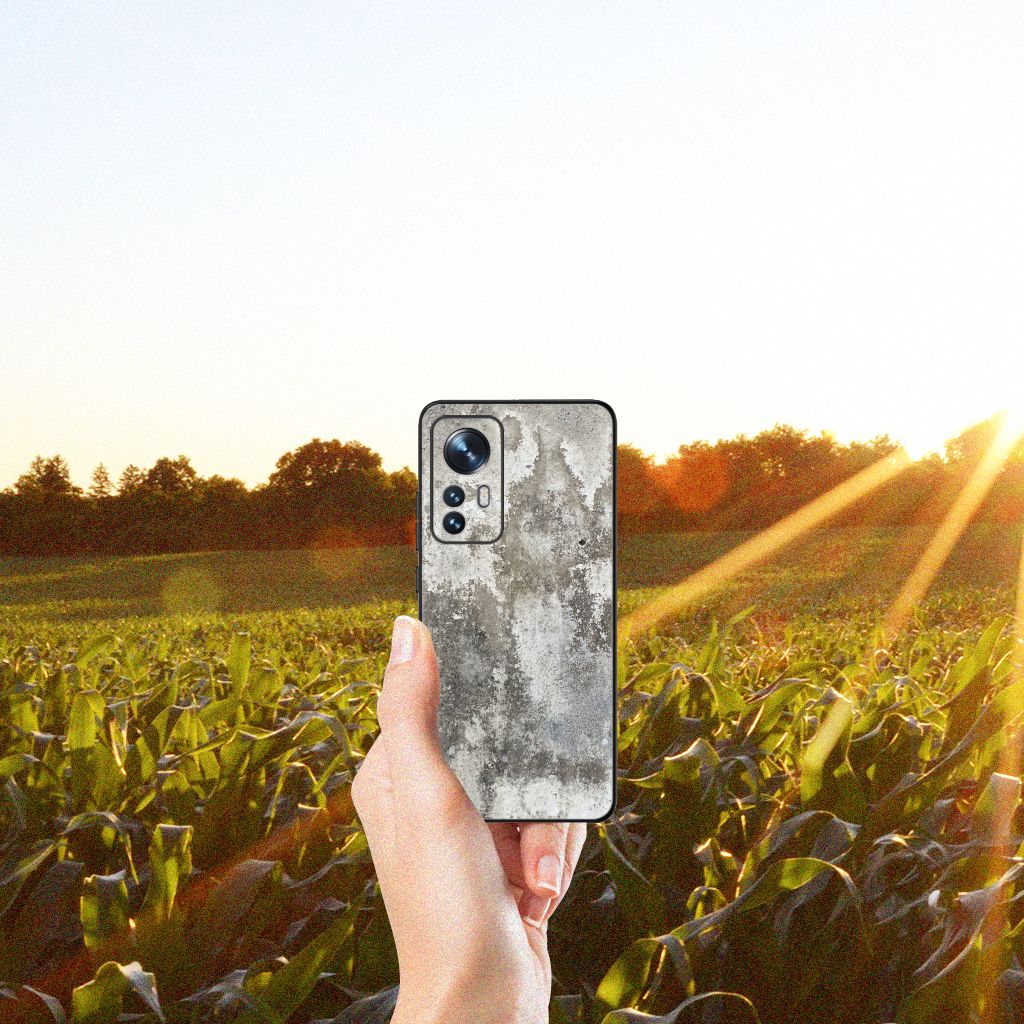 Xiaomi 12 | 12X Marmeren Print Telefoonhoesje Beton Print B2C Telecom