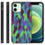 iPhone 12 Mini Grip Case Abstract Green Blue B2C Telecom