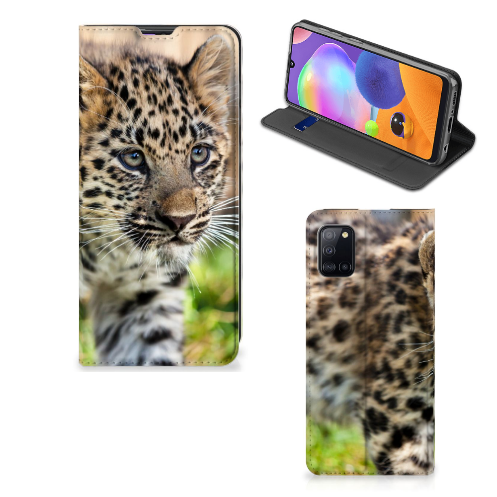 Samsung Galaxy A31 Hoesje maken Baby Luipaard - B2C Telecom