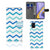 Samsung Galaxy A51 Telefoon Hoesje Zigzag Blauw