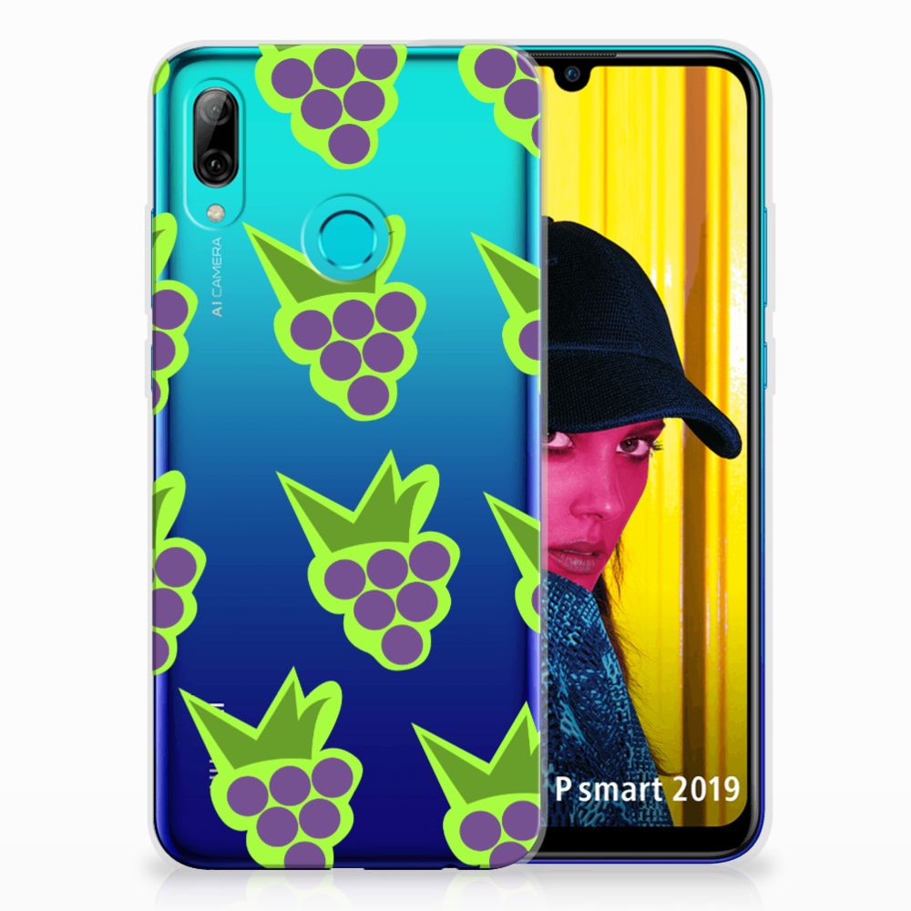 Huawei P Smart 2019 Siliconen Case Druiven