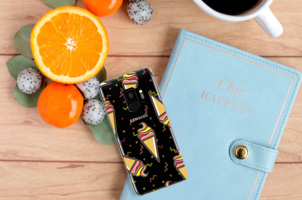 Samsung Galaxy S9 Siliconen Case Icecream