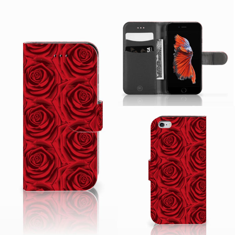 Apple iPhone 6 | 6s Hoesje Red Roses