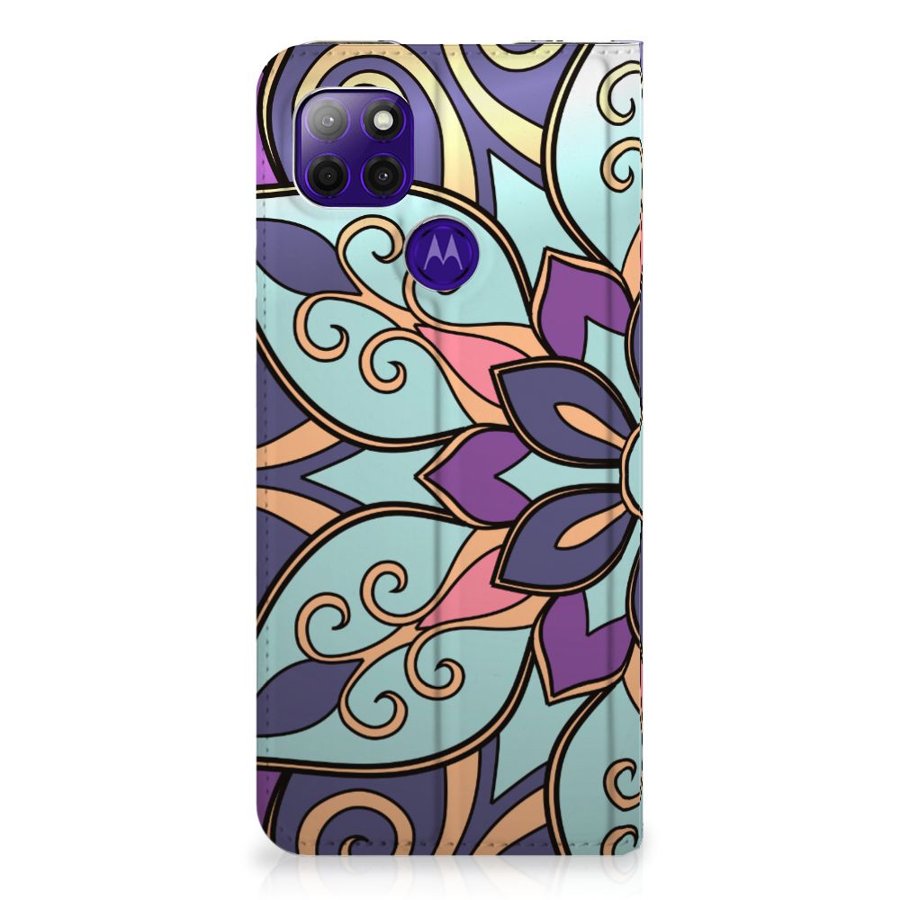Motorola Moto G9 Power Smart Cover Purple Flower - B2C Telecom