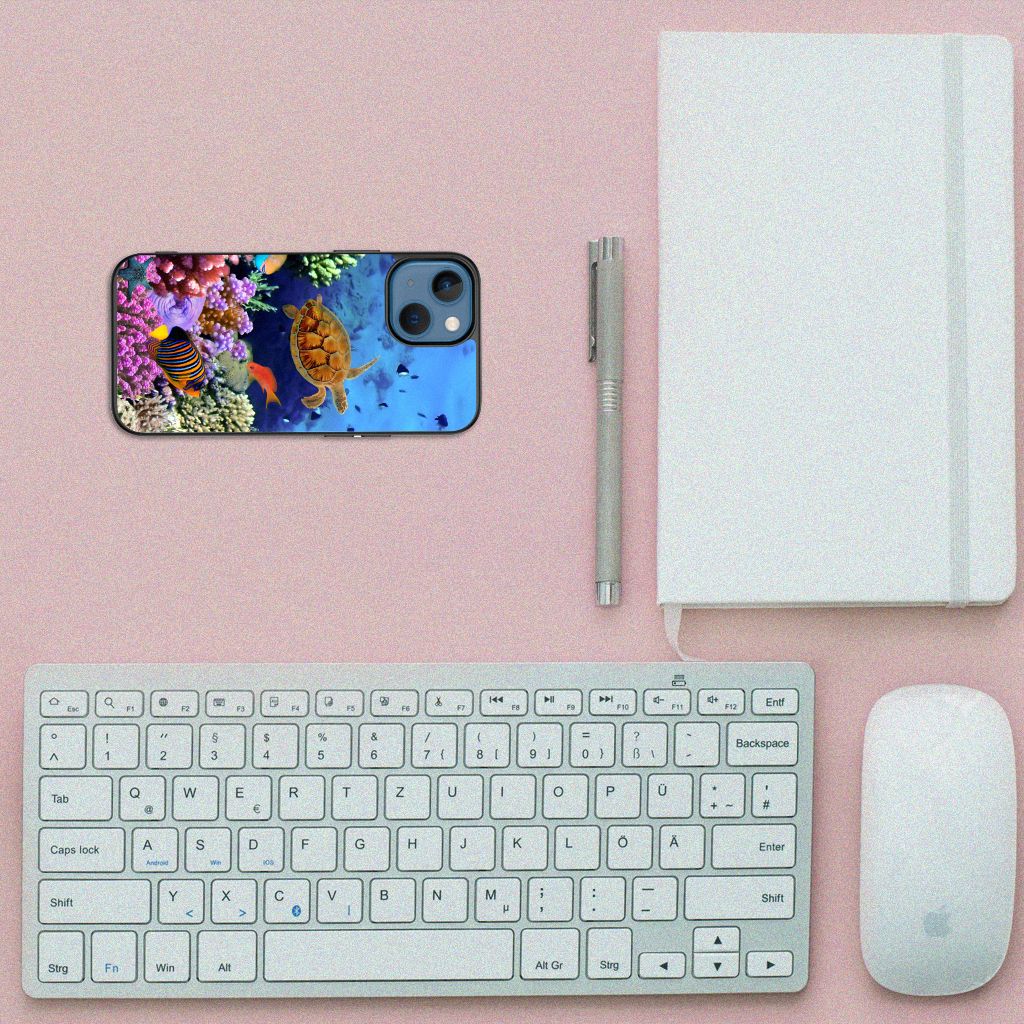 Apple iPhone 13 mini Dierenprint Telefoonhoesje Vissen B2C Telecom
