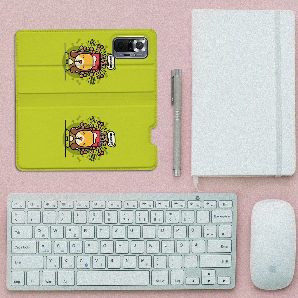 Xiaomi Redmi Note 10 Pro Magnet Case Doggy Biscuit - B2C Telecom