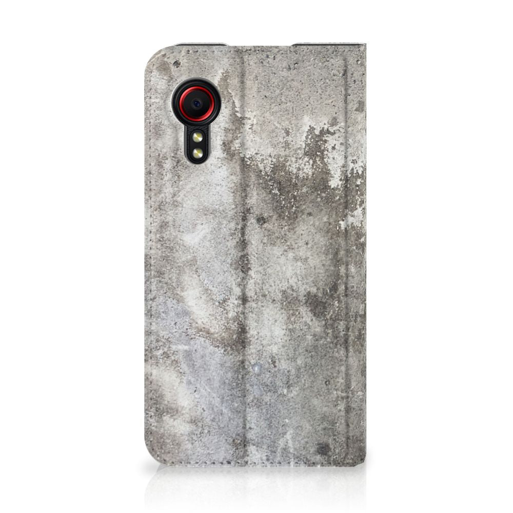 Samsung Galaxy Xcover 5 Standcase Beton Print - B2C Telecom