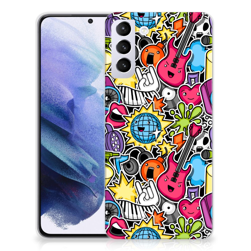 Samsung Galaxy S21 Plus Silicone Back Cover Punk Rock B2C Telecom