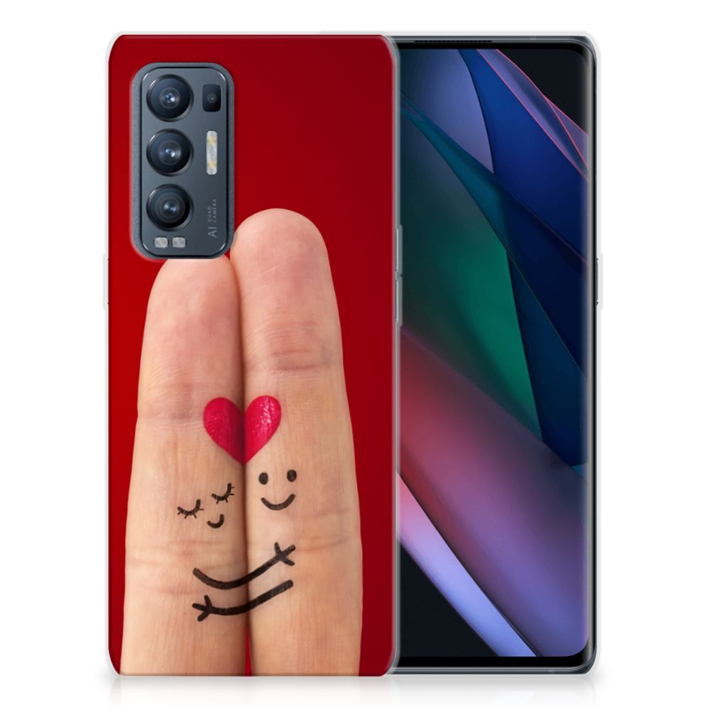 OPPO Find X3 Neo Silicone Back Cover Liefde - Origineel Romantisch Cadeau B2C Telecom