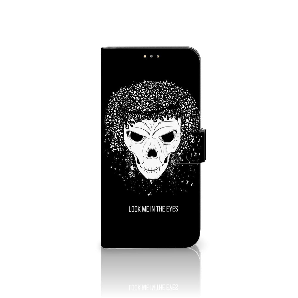Telefoonhoesje met Naam OPPO A15 Skull Hair