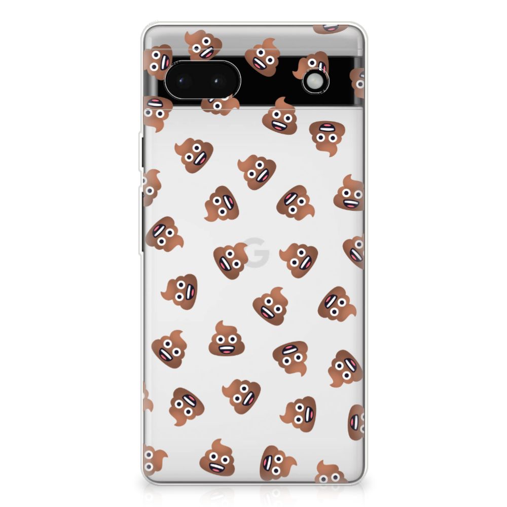TPU bumper voor Google Pixel 6A Poep Emojis B2C Telecom