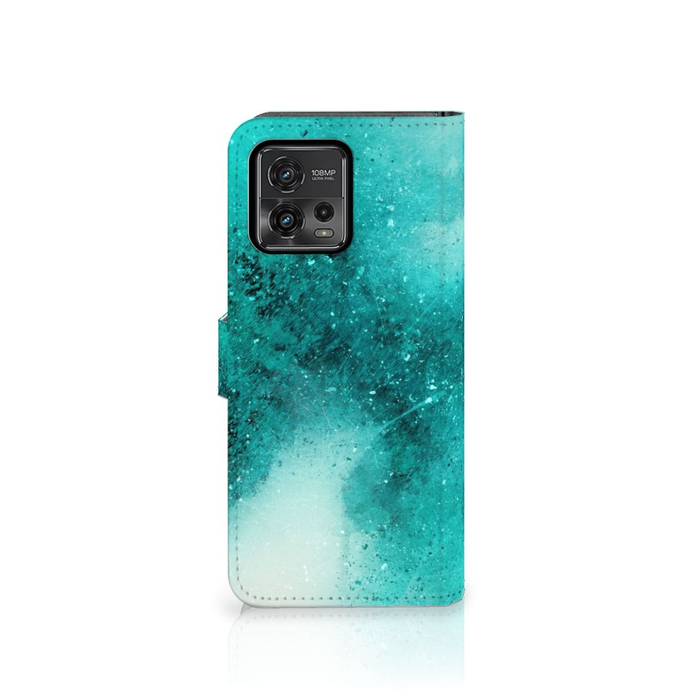 Hoesje Motorola Moto G72 Painting Blue