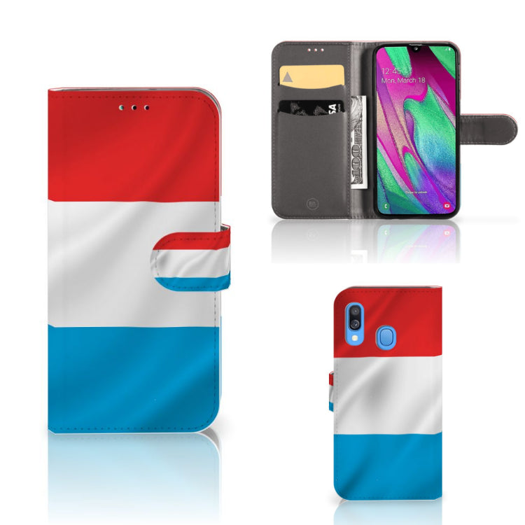 Samsung Galaxy A40 Bookstyle Case Luxemburg