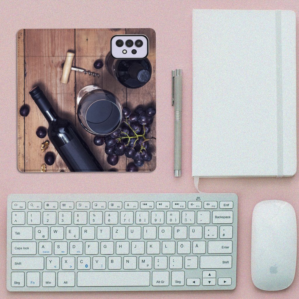 Samsung Galaxy A33 5G Flip Style Cover Wijn - B2C Telecom