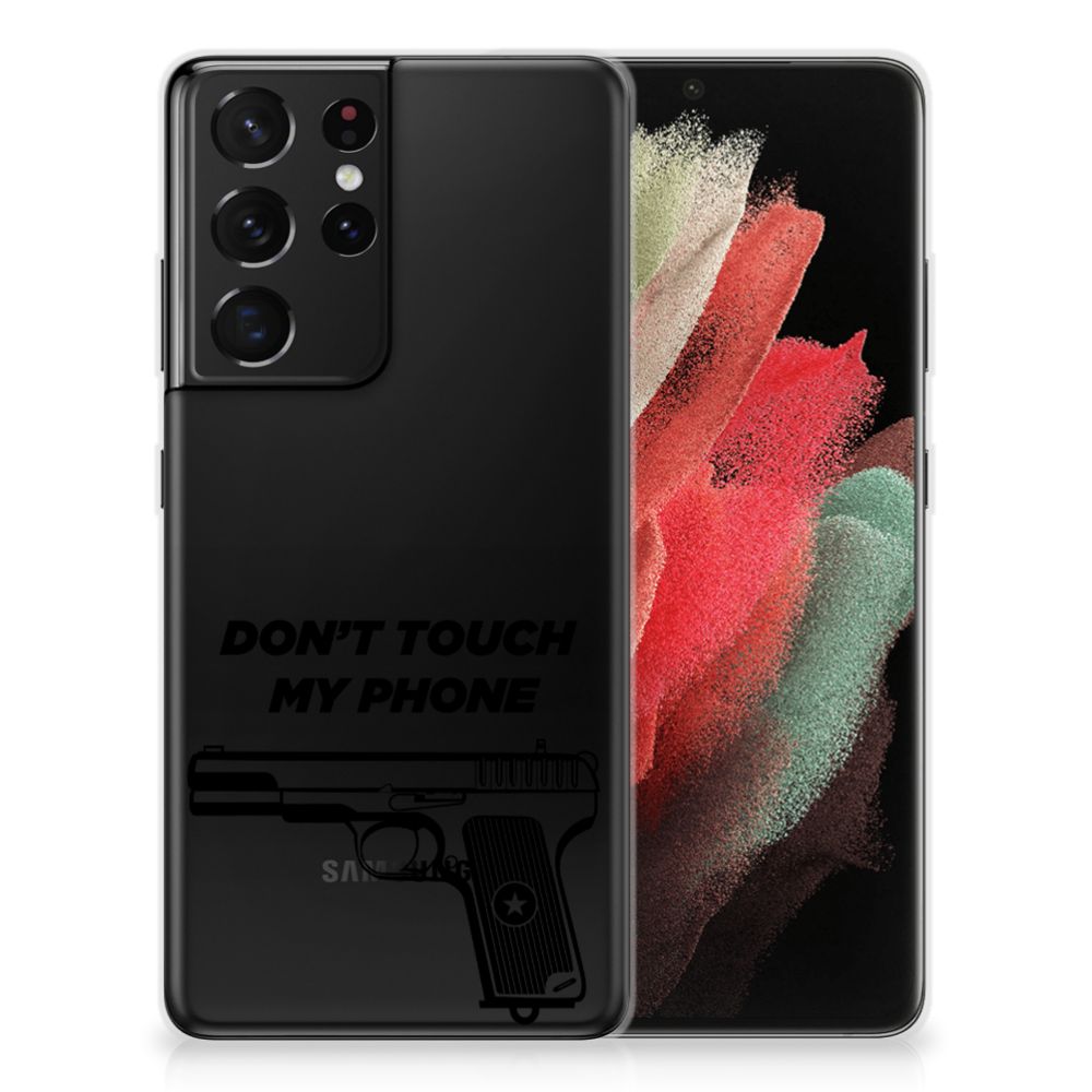Samsung Galaxy S21 Ultra Silicone-hoesje Pistol DTMP B2C Telecom