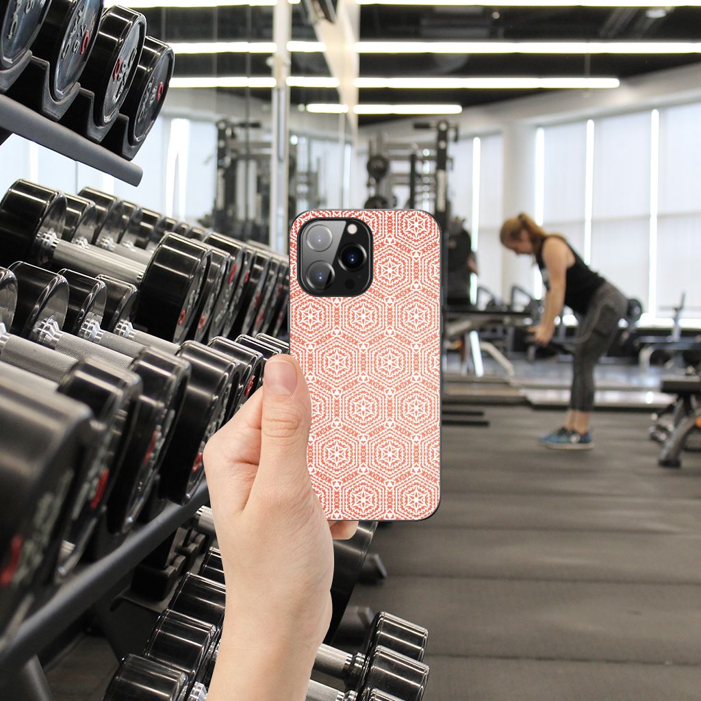 iPhone 14 Pro Max Back Case Pattern Orange B2C Telecom