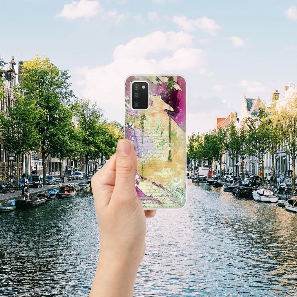 Hoesje maken Samsung Galaxy A03S Letter Painting B2C Telecom