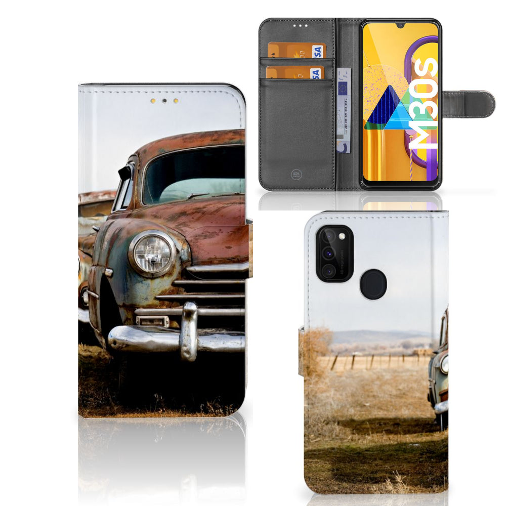 Samsung Galaxy M21 | M30s Telefoonhoesje met foto Vintage Auto