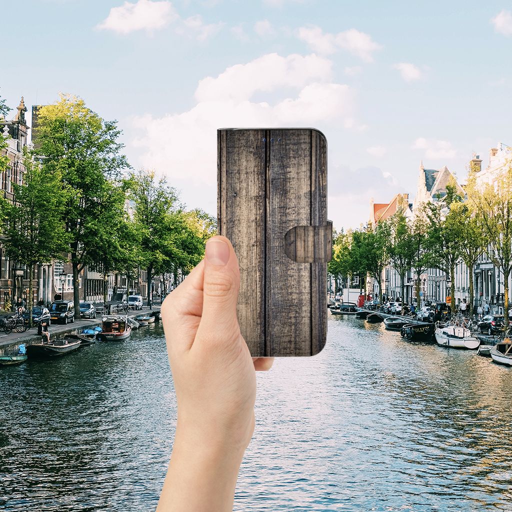 Samsung Galaxy A30 Book Style Case Steigerhout