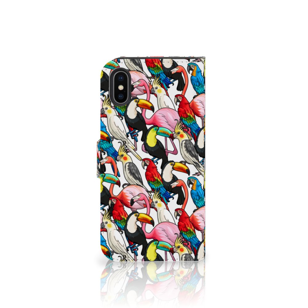 Apple iPhone X | Xs Telefoonhoesje met Pasjes Birds