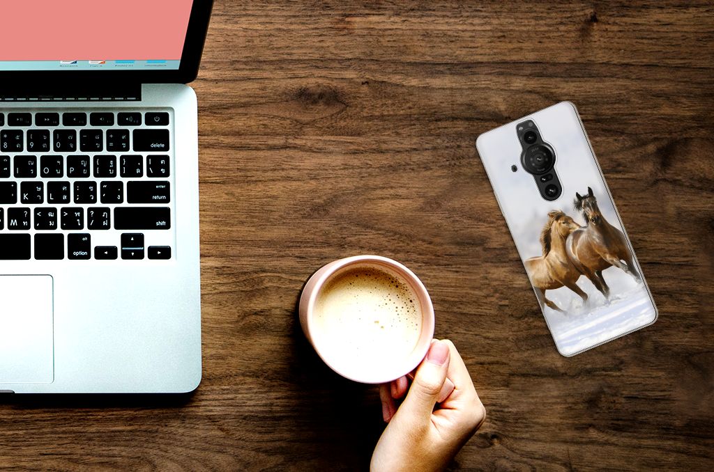 Sony Xperia Pro-I TPU Hoesje Paarden B2C Telecom