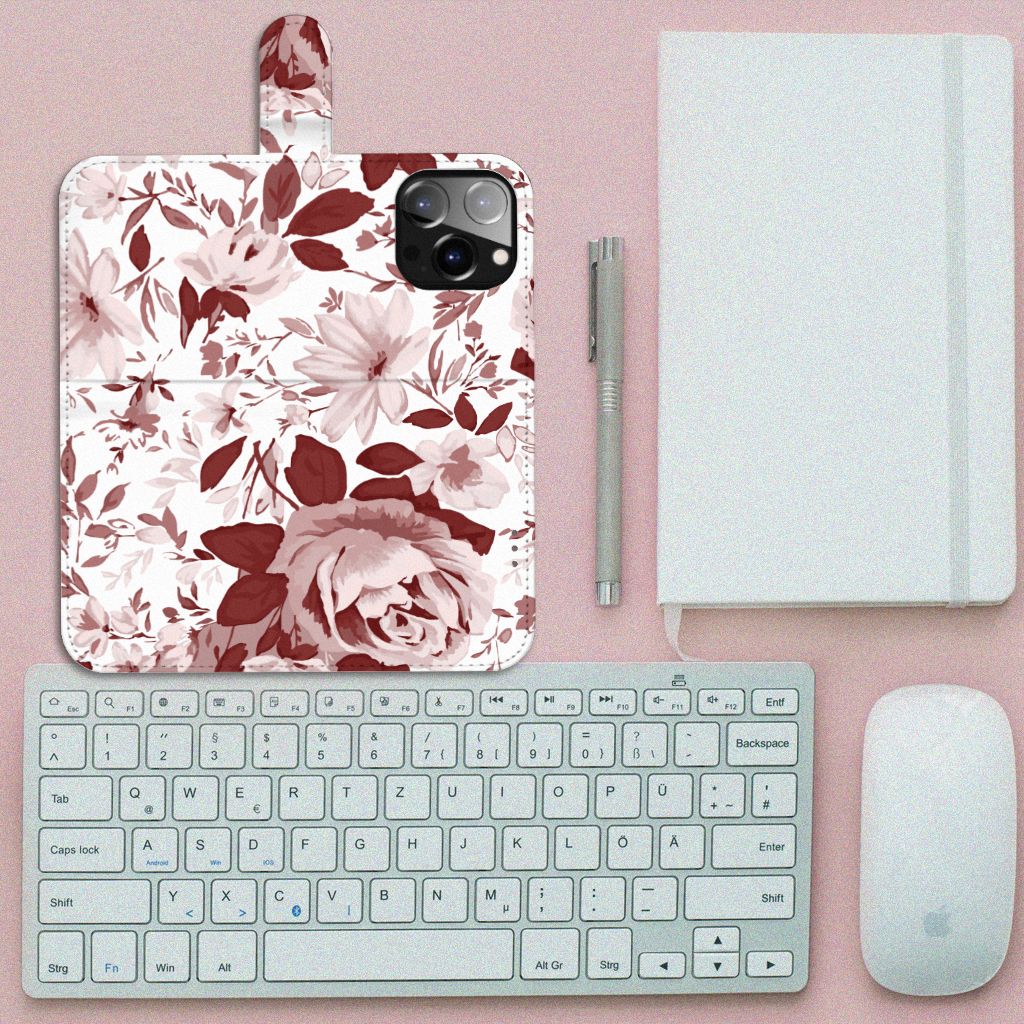 Hoesje iPhone 14 Pro Max Watercolor Flowers