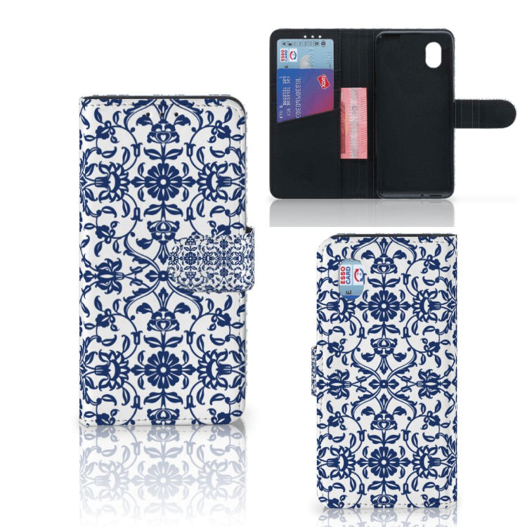 Alcatel 1B (2020) Hoesje Flower Blue