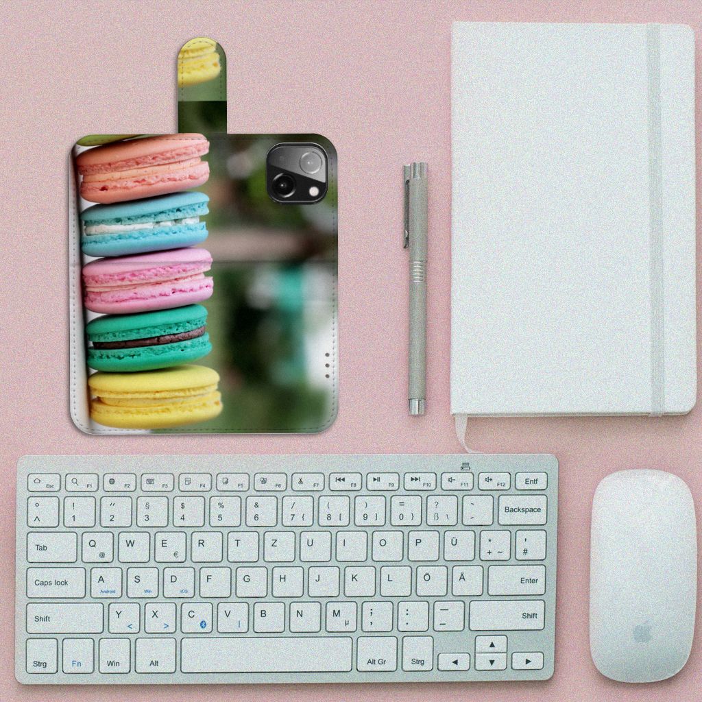 iPhone 13 Mini Book Cover Macarons