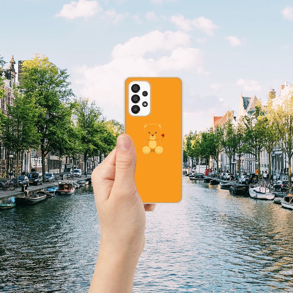 Samsung Galaxy A33 5G Telefoonhoesje met Naam Baby Beer B2C Telecom