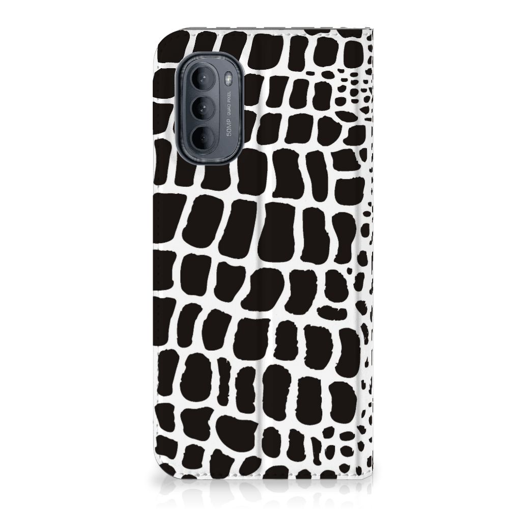 Motorola Moto G31 | G41 Hoesje maken Slangenprint - B2C Telecom