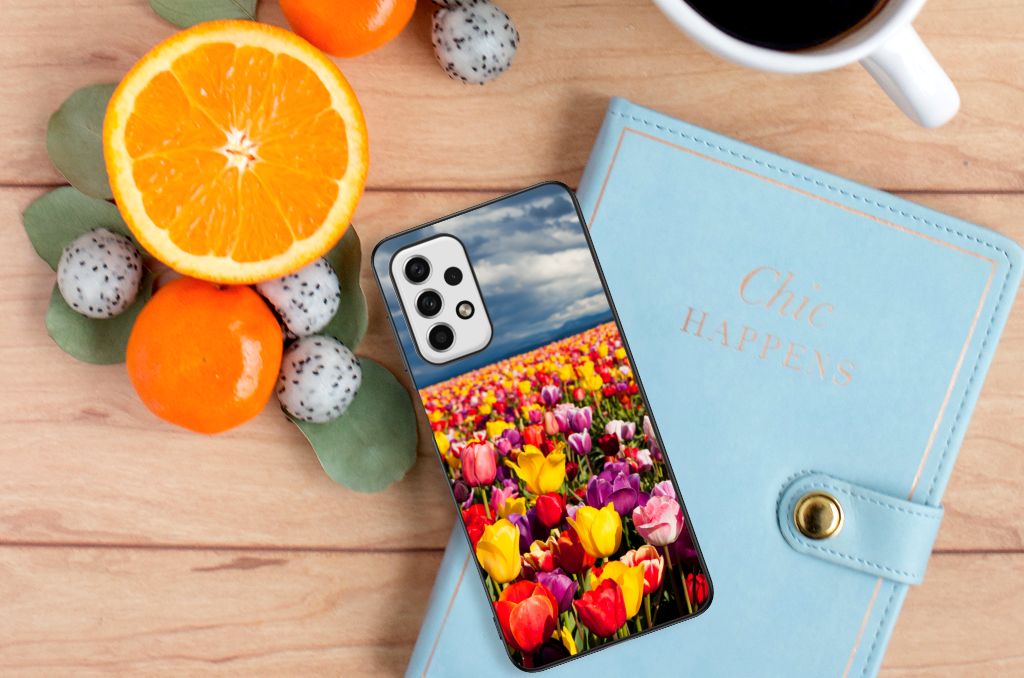 Samsung Galaxy A23 Bloemen Hoesje Tulpen B2C Telecom