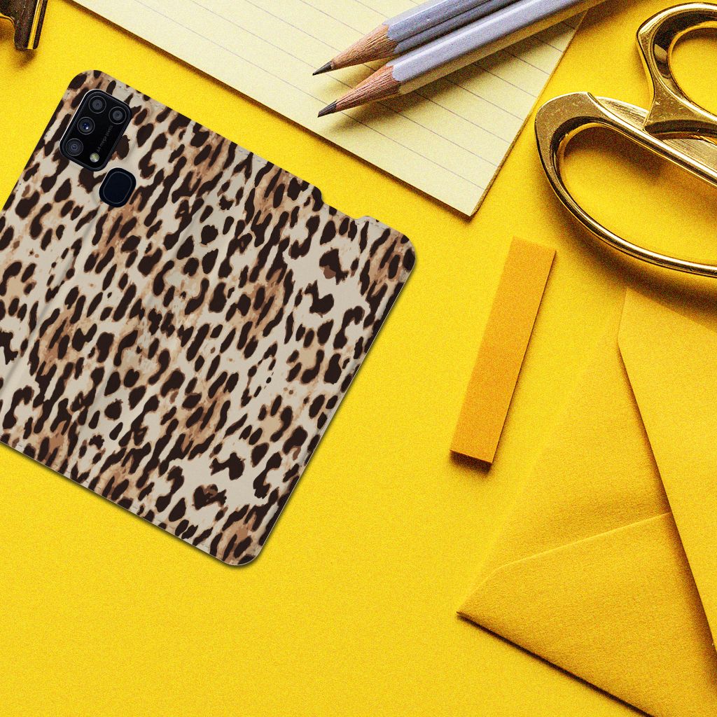 Samsung Galaxy M31 Hoesje maken Leopard - B2C Telecom